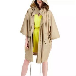 INC International ConceptsEARTH Hooded Cape Jacket